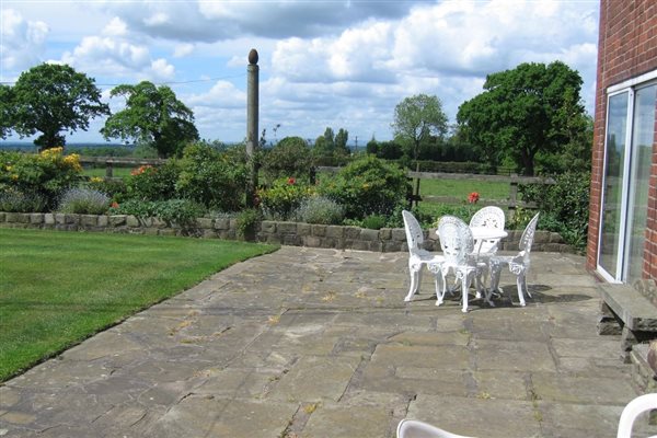 Goose Green Farm Back Garden patio